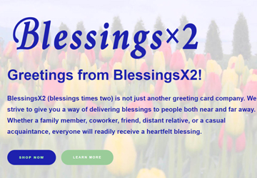 Blessings times two website