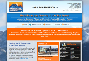 performance sports website