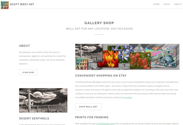 scott west art website